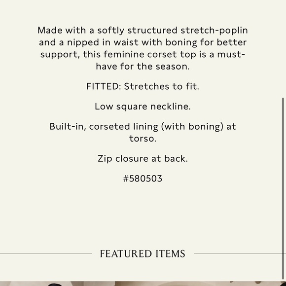 Banana republic Laurel corset top - Picture 4 of 6